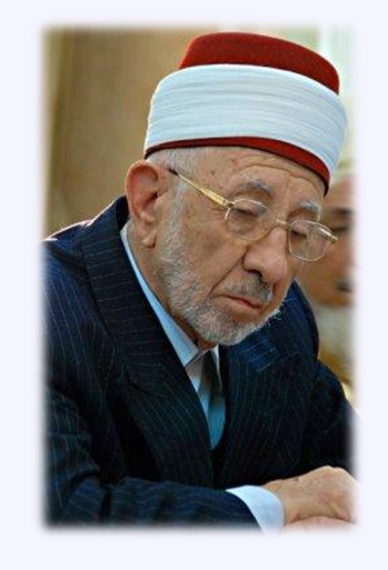 فضيلة الأستاذ الدكتور محمد سعيد رمضان البوطي