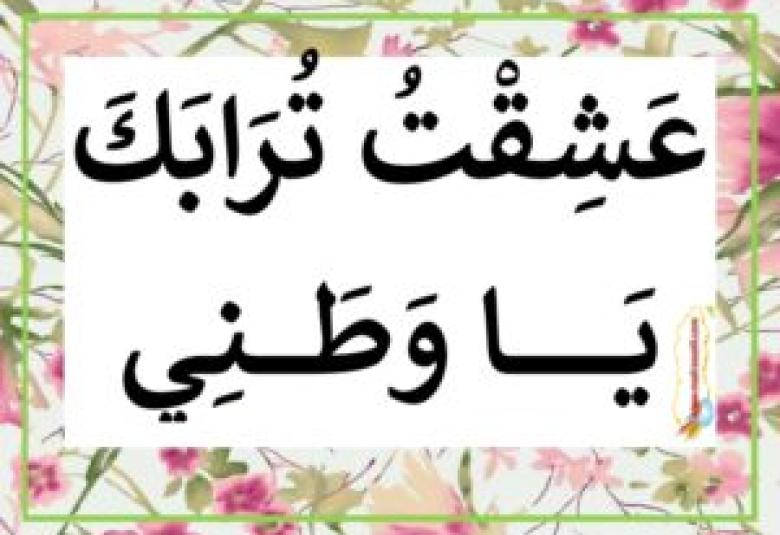 
<span>مقال عن حب الوطن</span>

